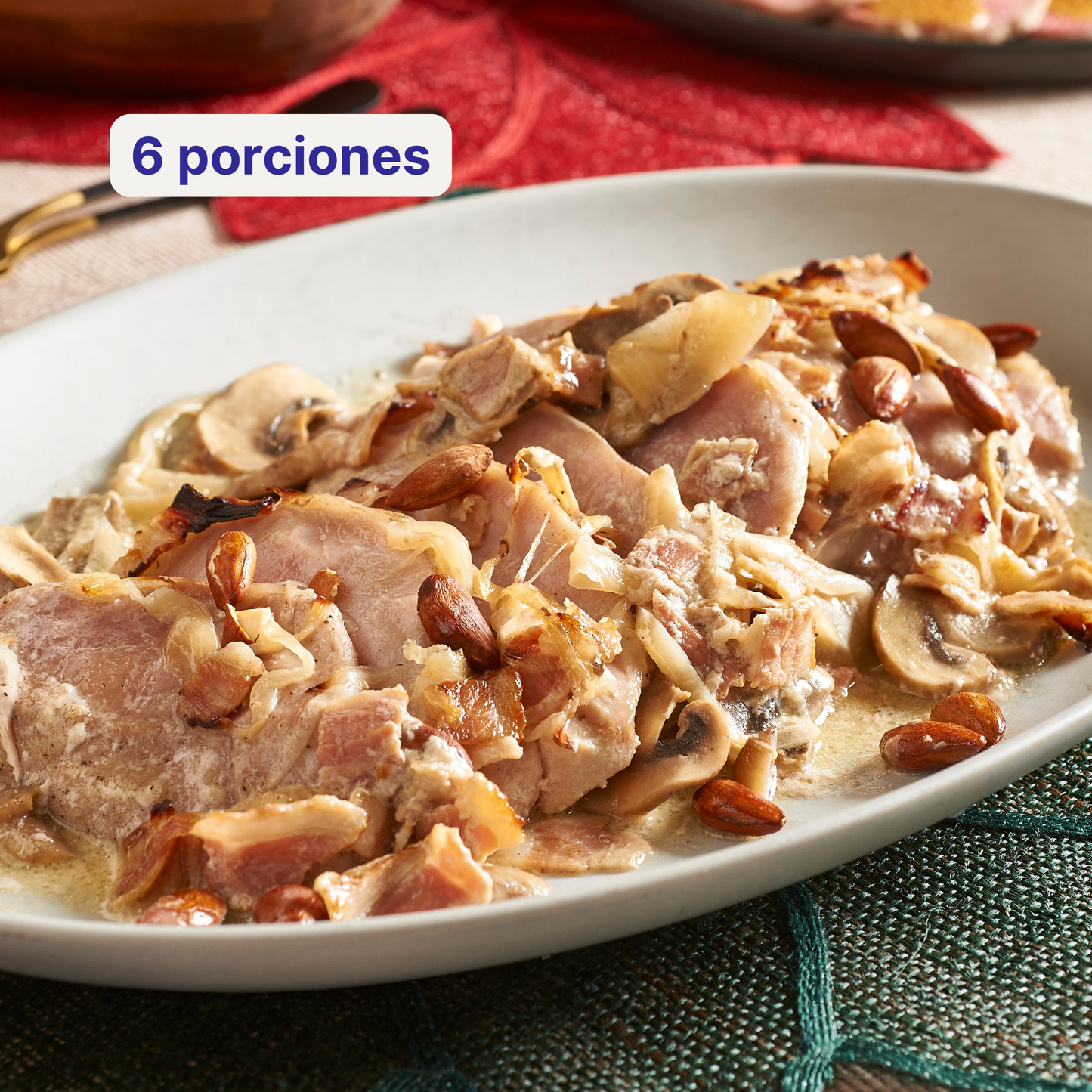 Lomito de cerdo almendrado