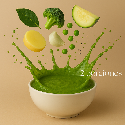 Sopa de súper verdes
