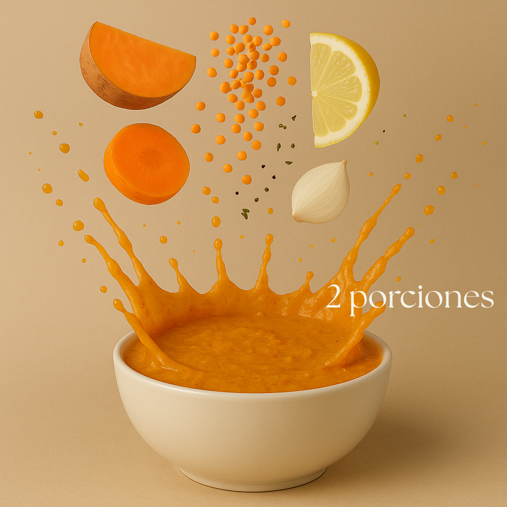 Sopa marroquí de lentejas rojas