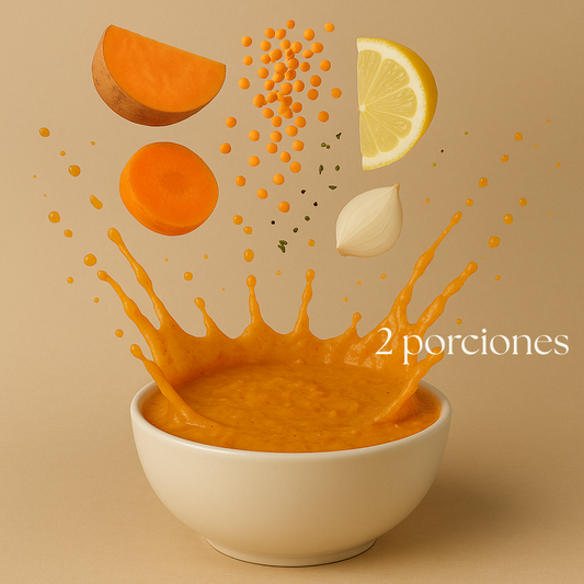 Sopa marroquí de lentejas rojas