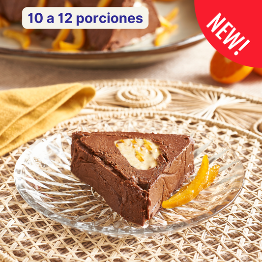 Bomba de Chocolate Naranja (Triángulo de mousse de chocolate rellena de Naranja)