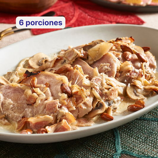 Lomito de cerdo almendrado