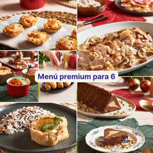 Menú premium para 6 personas