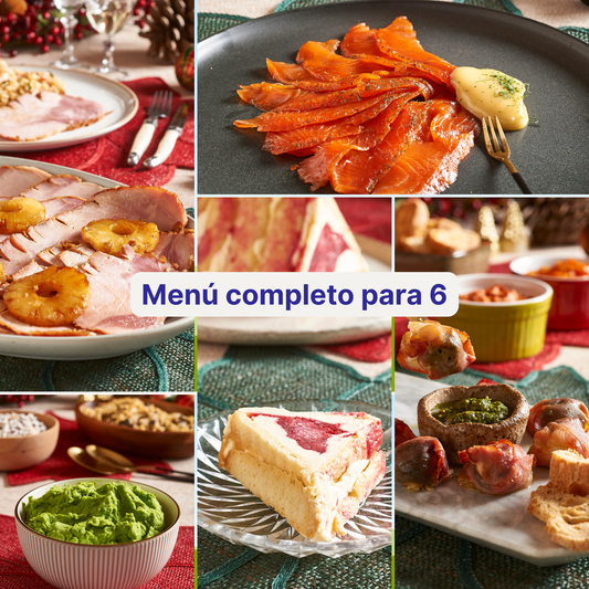 Menú completo para 6 personas