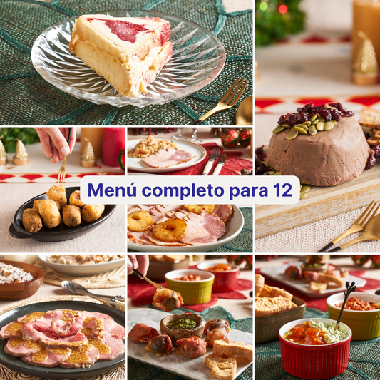 Menú completo para 12 personas