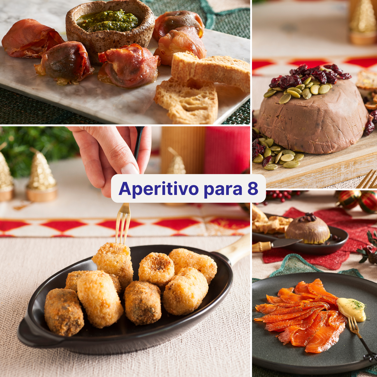 Aperitivo para 8 personas